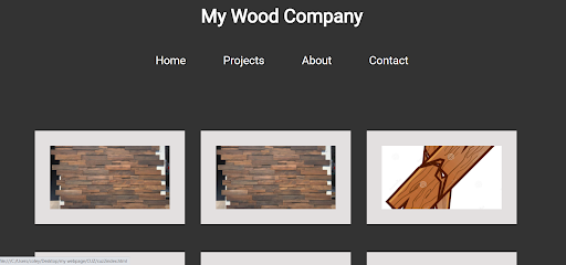 The project page of the 2 Old Planks' website