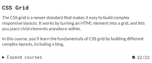 My completed Free Code Camp CSS grid course