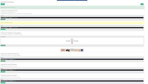 Overview of five simple JavaScript tasks