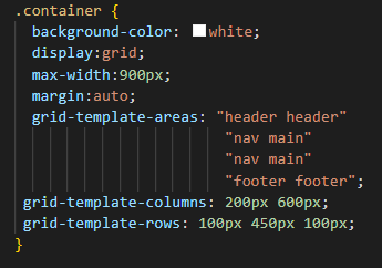 Desktop grid-area code