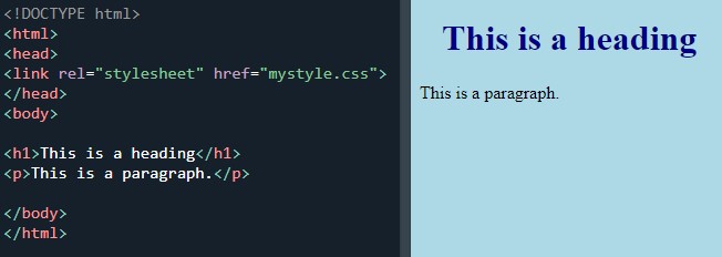 CSS external stylesheet