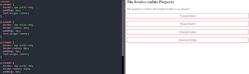 CSS center text in border