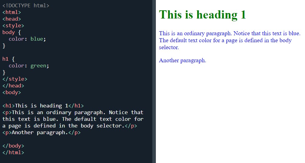 CSS text colour