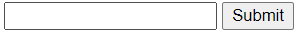 Alphanumeric form with an input section